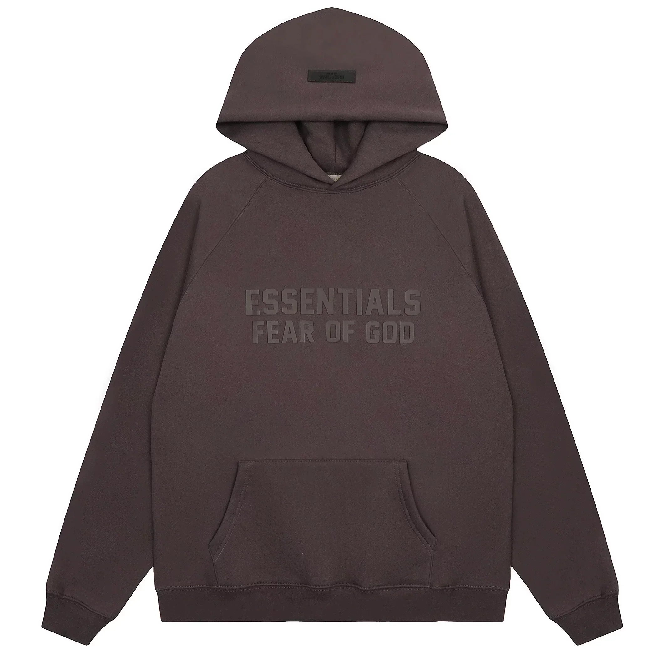 Fear of God Essentials Double Line Pullover Hoodie Plum