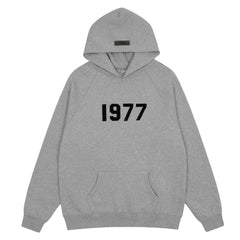 Fear of God Essentials 1977 Pullover Hoodie Grey