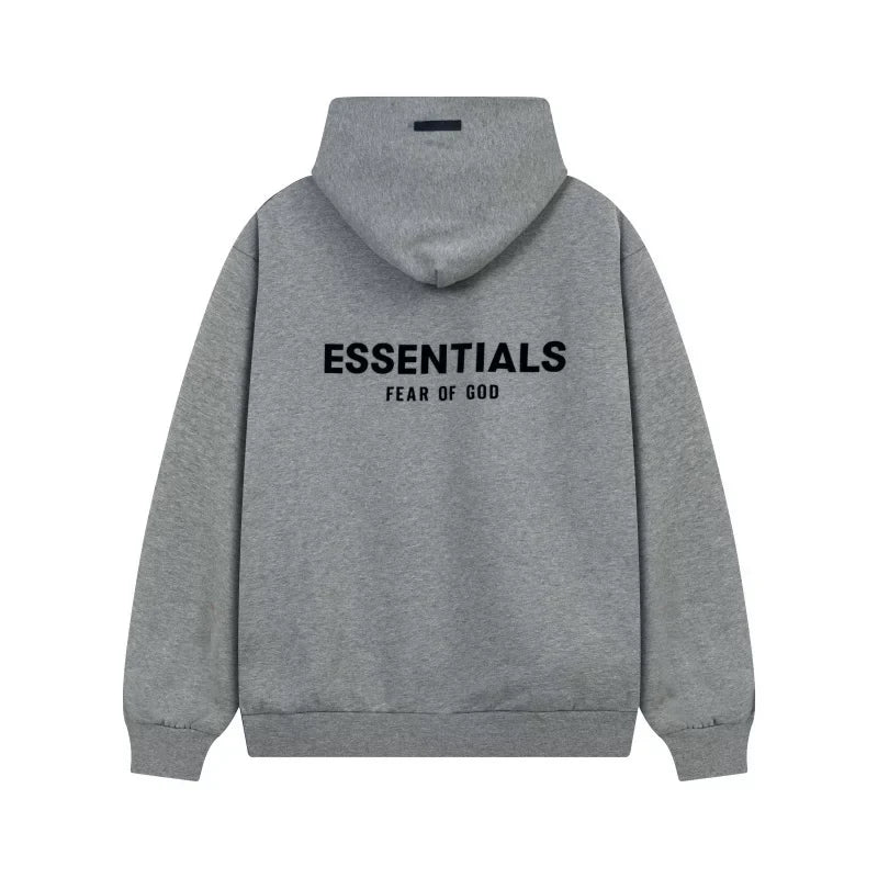 FOG Essentials Heather Gray Fleece Hoodie