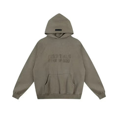 Fear of God Essentials Double Line Hoodie & Sweatpants Set Taupe